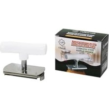 Çok Fonksiyonlu Metal Kavanoz Açacağı, Plastik Tutma Kollu, Paslanmaz Çelik, Çevir-Sıkıştır-Aç Mekanizmalı, Mutfak Gereçleri