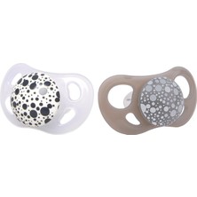 Twistshake Bebek Emziği 2’li, Gri Beyaz, 0-6 Ay