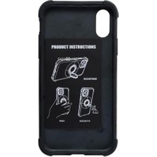 Kılıf Xr Uyumlu Telefon Kılıfı Halka Tutucu Telefon Standı Açık Pembe