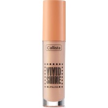 Callista Vivid Shine Lipgloss Nemlendiricili Dudak Parlatıcısı 106 Vanilla Goddess, Nude