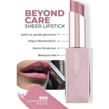 Alıx Avıen Beyond Care Sheer Lipstick 906 - Shimmering Mauve - Yoğun Nemlendirici Besleyici Etki - Parlak Ruj