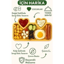 Mta -Tech Kalpli Bambu Sunum Tabağı –%100 Doğal Ahşap, Kuruyemiş, Lokum, Çikolata ve Kahve Yanı Ikramlık Tabak – Şık ve Sağlıklı Hediye Seçeneği