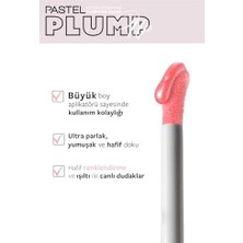 Pastel Plump Up Extra Hydrating Plumping Gloss - Dolgunlaştıran Dudak Parlatıcısı, 208 Shimmer Nude, 5,3 ml