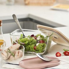 Clık Dikdörtgen Saklama Kabı 2600ML Bej