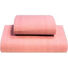 AT7518  Tek Kişilik Çarşaf Seti, Pudra