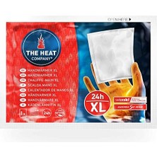 The Heat Company El Isıtıcısı Xl — 10'lu Paket - Ekstra — Büyük Cep Isıtıcı — Isı Pedi — 24 Saat Eller - Havayla Çalıştırılmış — Tamamen Doğal