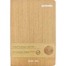 14X21 Spiralli Bambu Kapak Defter