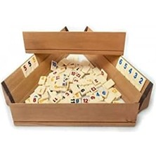 Dekoratif Ağaç Okey Takımı Büyük Boy Eser