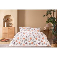 Baskılı Lassie Tek Kişilik Pike Takımı Kahverengi