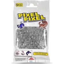 Red 1000&APOS;LIK Midi Boncuk Gümüş-Sılver Actıvıty Beads (1000 Pcs)