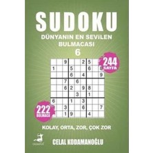 Sudoku - Dünyanın En Sevilen Bulmacası 6: Kolay, Orta, Zor, Çok Zor