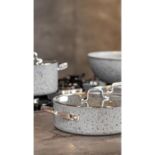 -Age Çizilmez Yanmaz Yapışmaz 26 cm Basık Tencere