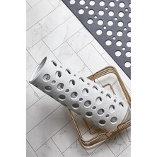 Kaydırmaz Duşakabin Banyo ve Duş Paspası Bubble Paspas 33 x 66 cm Beyaz Renk SEA141B