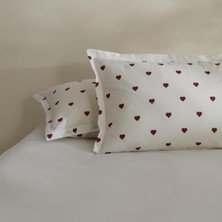 Amour 2'li Yastık Kılıfı Kırmızı