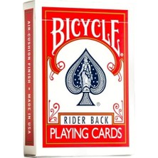 807 Klasik Kutu Rider Back Standard Endeks, 1 Deste, Mavi Veya Kırmızı