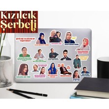 Kızılcık Şerbeti Defter Suluk Laptop Notebook Tablet Telefon Kılıf Seti