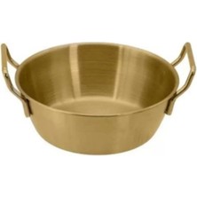 Paslanmaz Çelik Sahan Tava - Yumurta Tavası, Sos Tavası, Şık Tasarım, 12 cm Küçük Boy Mutfak Tavası