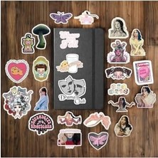 Melanie Martinez Paketi/bullet Journal Defter Çıkartma Ajanda Laptop Etiket, 98764654956