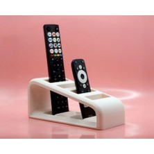 Uzaktan Kumanda Tutucu, 4 Cepli, Tv, Dvd, 4K Çubuk ve Bluray Uzaktan Kumandaları Için Büyük Tutucu, Kalemler, Cep Telefonu Için Uzaktan Kumanda Standı,uzaktan Kumanda Düzenleyici Beyaz