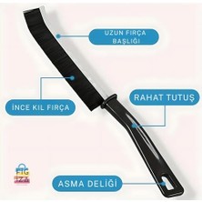 Çok Amaçlı Ince Detay Temizlik Fırçası | Derz Arası, Lavabo, Mutfak ve Banyo Köşe Temizlik Fırçası | Sert Kıllı, Ergonomik Saplı, Kompakt ve Dayanıklı Yapı