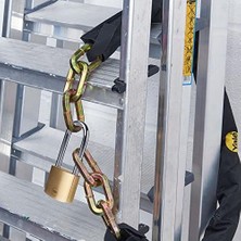 Y110B/40/152/1 - 40MM Pirinç Asma Kilit (Uzun Halka) - Yüksek Koruma - Sertleştirilmiş Çelik Halka - Çift Kilitleme - 3 Anahtar