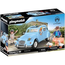 Playmobil 70640 Klasik Araba Citroën 2cv, Çıkarılabilir Kapaklı Teneke Salyangoz, Otomobil Tutkunları Için Koleksiyon Parçası, Koleksiyoncular ve 5 Yaş ve Üzeri Çocuklar Için Oyuncak