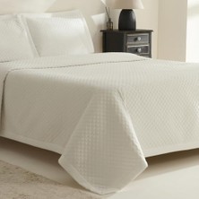 Anna Çift Kişilik Yatak Örtüsü Beyaz