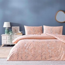 Fiona  Düz Pamuk Nevresim Takımı, Gül Kurusu, Çift Kişilik