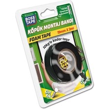 10 kg Solvent Akrilik Aksesuar Köpük Montaj Bandı 19 mm x 2 mt Blister