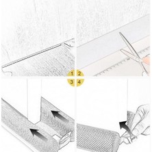 Çift Taraflı Kapı Altı Izolasyon Süngeri, Kapı Altı Rüzgar Önleyici, Ayarlanabilir, Soğuk Geçirmez, Toz Geçirmez, Eşik Altlığı, (Siyah)