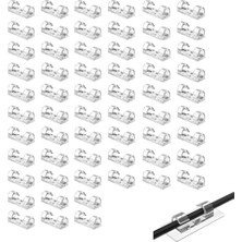 Yapışkanlı Kablo Klipsi Seti – Kablo Düzenleyici, Masaüstü ve Duvar Için Kablo Tutucu, Kablo Sabitleyici – Ev Ofis Kablo Yönetimi, Usb, Şarj, Ethernet, Fare Için Uygun (20)