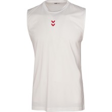 Hummel Somero Erkek Beyaz Yuvarlak Yaka Atlet