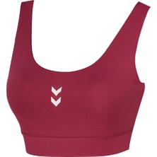 Hummel Bra Sajar Kadın Bordo Yuvarlak Yaka Atlet