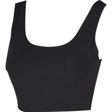 Hummel Bra Remesa Kadın Siyah Yuvarlak Yaka Atlet