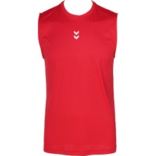 Hummel Somero Erkek Kırmızı Yuvarlak Yaka Atlet