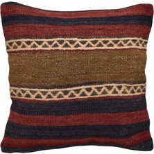 Zehra Abla Halı Yeni El Dokuma Dekoratif Kilim Kırlent Yastık Kılıfı 6805