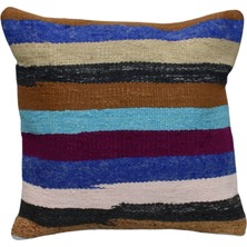 Zehra Abla Halı Yeni El Dokuma Dekoratif Kilim Kırlent Yastık Kılıfı 6806