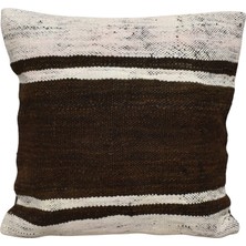 Zehra Abla Halı Yeni El Dokuma Dekoratif Kilim Kırlent Yastık Kılıfı 6822