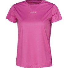 Hummel Renglon Kadın Pembe Yuvarlak Yaka Tişört