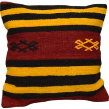 Zehra Abla Halı Yeni El Dokuma Dekoratif Kilim Kırlent Yastık Kılıfı 6818