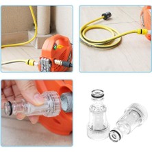 Basınçlı Yıkayıcı Adaptörü, 3 Parça Bahçe Hortumu Bağlantı Filtresi, 3/4 Inç Plastik Basınçlı Yıkayıcı Hızlı Bağlantı Seti, Yüksek Basınçlı Yıkayıcılar Için Musluk Adaptörü