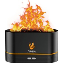 Auhma Alev Görünümlü Hava Nemlendirici Aroma Terapi Buhar Makinesi Aromatik Oda Kokusu Difüzörü