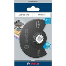 1x Pro Acz 100 Swb Starlock Testere Ucu (Çatı Keçesi, Polistiren Ps, Ø 100 Mm, Professional Aksesuar Çok Fonksiyonlu Makine)