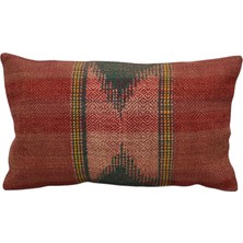 Kilim Antik El Dokuma Dekoratif Lumbar Kilim Kırlent Yastık Kılıfı 1305 - Yeni - Çok Renkli