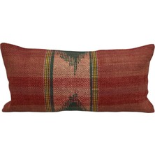Kilim Antik El Dokuma Dekoratif Lumbar Kilim Kırlent Yastık Kılıfı 1324 - Yeni - Çok Renkli