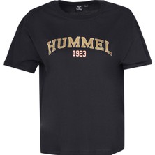 Hummel Sandalo Kadın Lacivert Yuvarlak Yaka Tişört