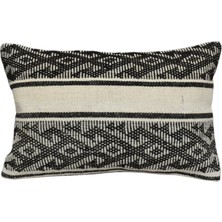 Kilim Antik El Dokuma Dekoratif Lumbar Kilim Kırlent Yastık Kılıfı 1293 - Yeni - Çok Renkli