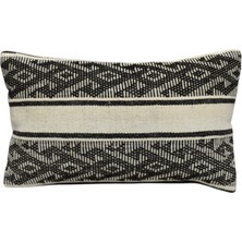 Kilim Antik El Dokuma Dekoratif Lumbar Kilim Kırlent Yastık Kılıfı 1300 - Yeni - Çok Renkli