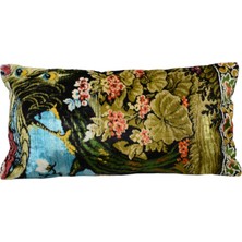 Kilim Antik El Dokuma Dekoratif Lumbar Kilim Kırlent Yastık Kılıfı 1328 - Yeni - Çok Renkli