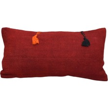 Kilim Antik El Dokuma Dekoratif Lumbar Kilim Kırlent Yastık Kılıfı 1315 - Yeni - Çok Renkli